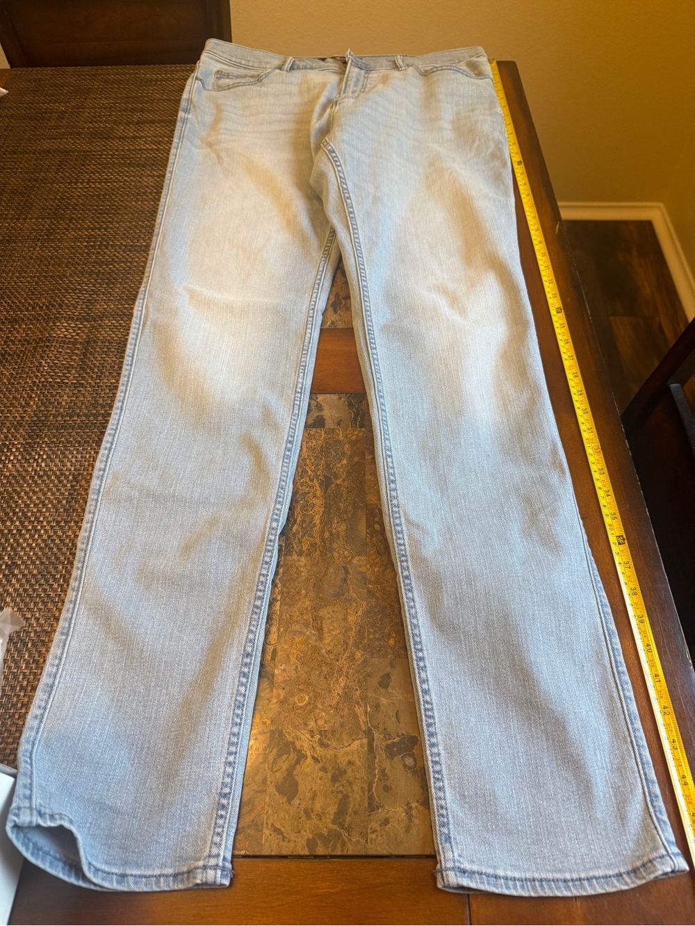 HOLLISTER STACKED SKINNY jeans size 38 x 34